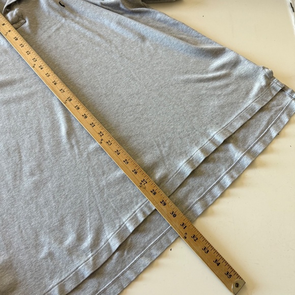 Polo Ralph Lauren Solid Heather Gray Casual Collared Shirt Mens XL - Picture 6 of 6